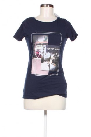 Γυναικείο t-shirt Orsay, Μέγεθος S, Χρώμα Μπλέ, Τιμή 8,98 €