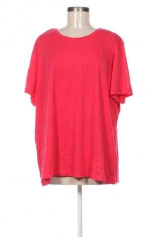 Γυναικείο t-shirt Queentex, Μέγεθος 3XL, Χρώμα Ρόζ , Τιμή 10,99 €