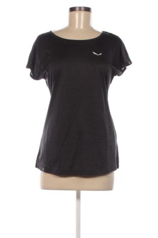Damen T-Shirt Salewa, Größe M, Farbe Schwarz, Preis € 56,37