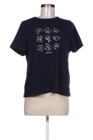 Damski T-shirt Tom Tailor, Rozmiar L, Kolor Niebieski, Cena 41,38 zł