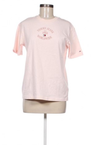 Γυναικείο t-shirt Tommy Jeans, Μέγεθος S, Χρώμα Ρόζ , Τιμή 37,11 €