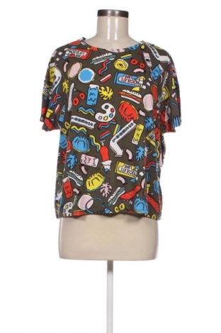 Damski T-shirt Zara Trafaluc, Rozmiar L, Kolor Kolorowy, Cena 67,16 zł