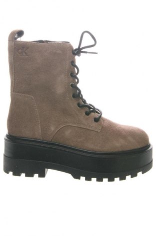 Damen Stiefeletten Calvin Klein Jeans, Größe 38, Farbe Beige, Preis € 179,99