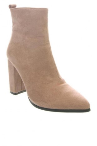 Botine de damă Ideal Shoes, Mărime 36, Culoare Bej, Preț 117,99 Lei