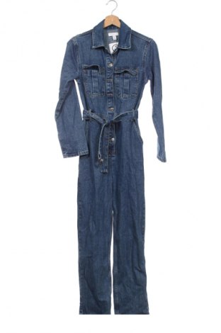 Salopetă lungă de damă Topshop, Mărime XS, Culoare Albastru, Preț 276,82 Lei