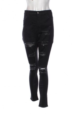 Damskie jeansy H&M Divided, Rozmiar XL, Kolor Czarny, Cena 68,33 zł