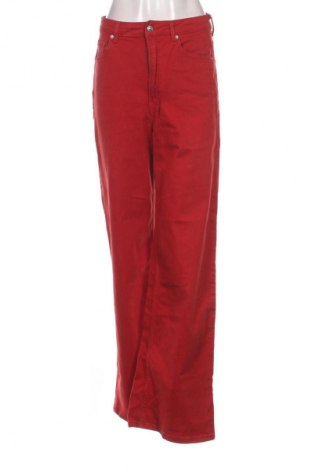 Blugi de femei H&M Divided, Mărime M, Culoare Roșu, Preț 81,04 Lei
