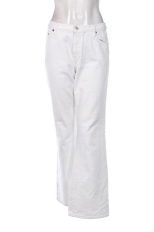 Blugi de femei H&M L.O.G.G., Mărime M, Culoare Alb, Preț 78,41 Lei