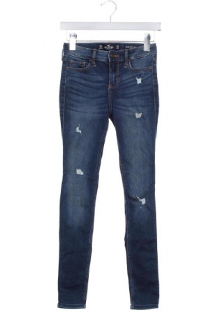Blugi de femei Hollister, Mărime XS, Culoare Albastru, Preț 112,48 Lei