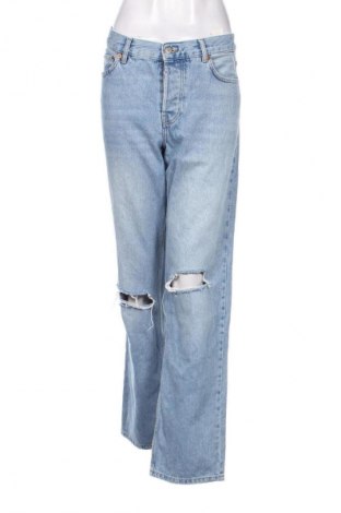 Damskie jeansy Junkyard, Rozmiar XL, Kolor Niebieski, Cena 98,08 zł