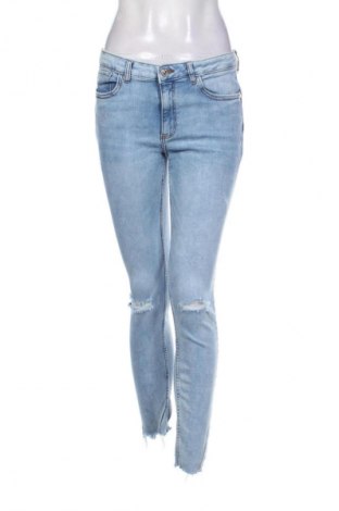 Blugi de femei Mango, Mărime L, Culoare Albastru, Preț 92,37 Lei