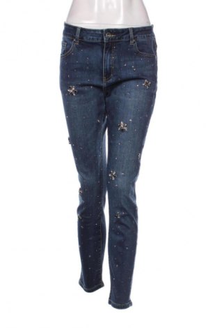 Damskie jeansy Miss Bonbon, Rozmiar XL, Kolor Niebieski, Cena 68,33 zł