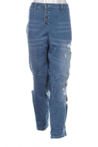 Damskie jeansy Rainbow, Rozmiar 4XL, Kolor Niebieski, Cena 127,99 zł