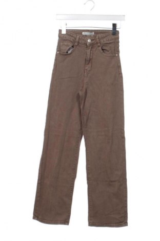 Damskie jeansy Unbranded, Rozmiar XS, Kolor Brązowy, Cena 68,33 zł