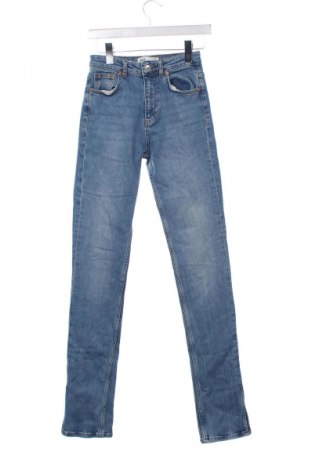 Damskie jeansy Zara, Rozmiar S, Kolor Niebieski, Cena 172,36 zł