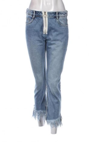 Damskie jeansy Zara Trafaluc, Rozmiar S, Kolor Niebieski, Cena 38,99 zł