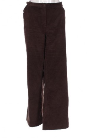 Pantaloni de velvet de femei Roman, Mărime XXL, Culoare Maro, Preț 84,99 Lei