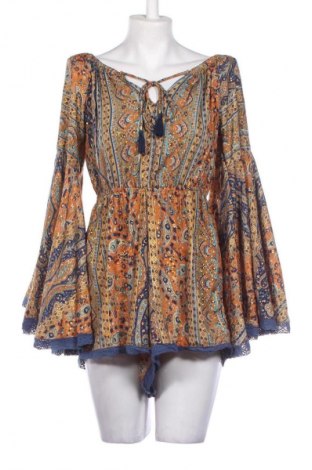 Kurzer Damenoverall Boho Style, Größe M, Farbe Mehrfarbig, Preis € 19,95