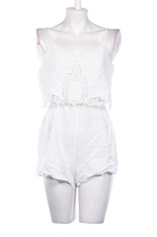 Kurzer Damenoverall H&M Divided, Größe M, Farbe Weiß, Preis € 17,99