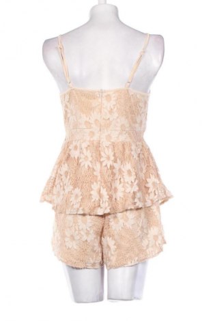 Kurzer Damenoverall SHEIN, Größe L, Farbe Beige, Preis 17,99 €