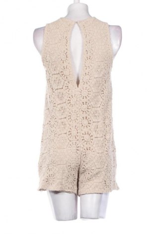 Kurzer Damenoverall Zara, Größe S, Farbe Beige, Preis € 23,99