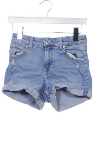 Damskie szorty Bershka, Rozmiar XS, Kolor Niebieski, Cena 44,77 zł