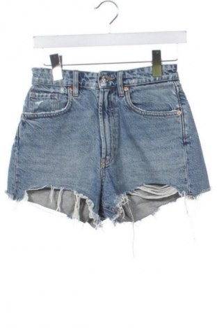 Pantaloni scurți de femei Zara, Mărime XS, Culoare Albastru, Preț 43,84 Lei