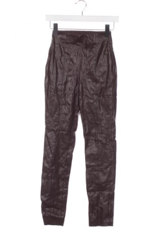 Damskie legginsy H&M, Rozmiar XXS, Kolor Brązowy, Cena 62,99 zł