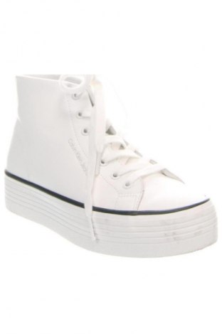 Γυναικεία παπούτσια Calvin Klein Jeans, Μέγεθος 37, Χρώμα Λευκό, Τιμή 47,99 €