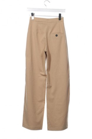 Damskie spodnie Bershka, Rozmiar XS, Kolor Beżowy, Cena 69,99 zł