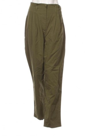 Pantaloni de femei Boohoo, Mărime L, Culoare Verde, Preț 156,99 Lei