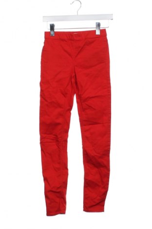 Damskie spodnie H&M, Rozmiar XXS, Kolor Czerwony, Cena 38,99 zł