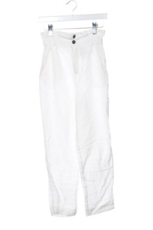 Pantaloni de femei H&M, Mărime XS, Culoare Alb, Preț 79,45 Lei