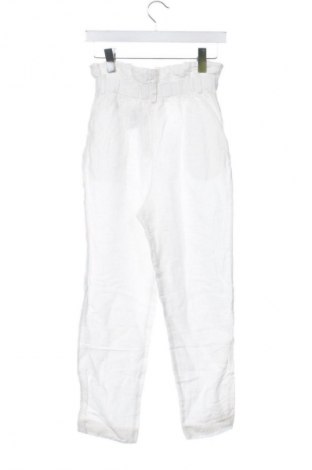 Pantaloni de femei H&M, Mărime XS, Culoare Alb, Preț 79,45 Lei