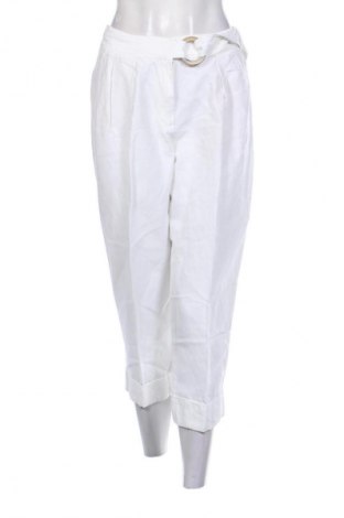 Pantaloni de femei Massimo Dutti, Mărime M, Culoare Alb, Preț 168,45 Lei