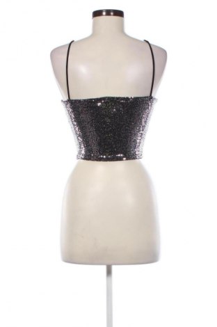 Dámske tielko  Stradivarius, Veľkosť S, Farba Strieborná, Cena  7,68 €