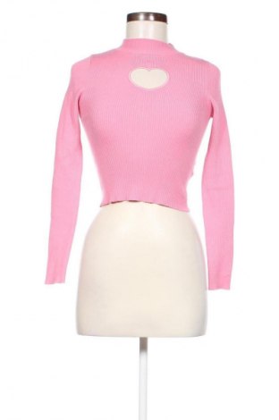 Pulover de femei Bershka, Mărime S, Culoare Roz, Preț 41,99 Lei