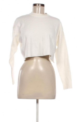 Damenpullover Bershka, Größe S, Farbe Weiß, Preis 20,99 €