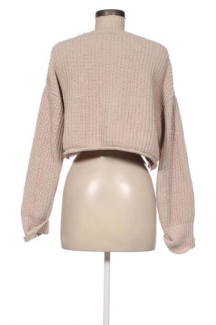 Damski sweter Bershka, Rozmiar S, Kolor Beżowy, Cena 68,33 zł