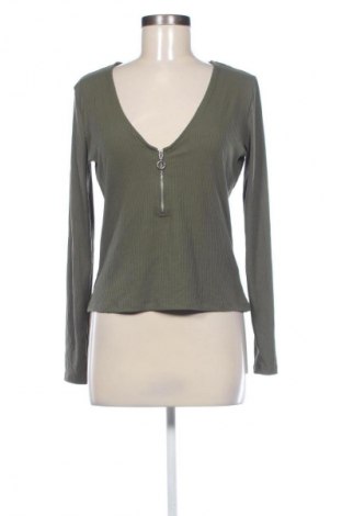 Дамски пуловер H&M Divided, Размер L, Цвят Зелен, Цена 29,99 лв.