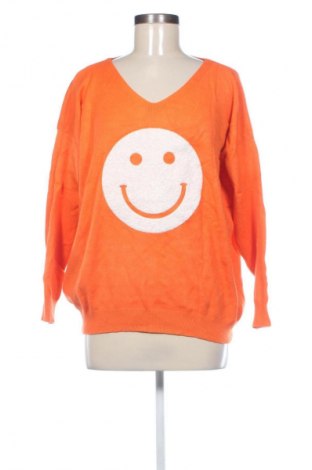 Damski sweter Made In Italy, Rozmiar XL, Kolor Pomarańczowy, Cena 95,99 zł