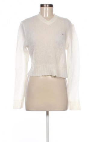 Női pulóver Tommy Jeans, Méret S, Szín Fehér, Ár 45 359 Ft