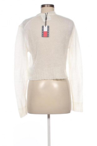 Női pulóver Tommy Jeans, Méret S, Szín Fehér, Ár 45 359 Ft