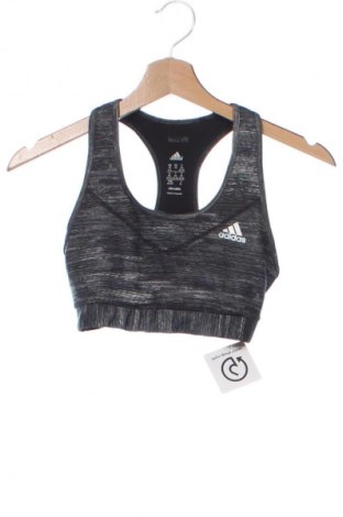 Γυναίκειο αθλητικό τοπ Adidas, Μέγεθος XS, Χρώμα Γκρί, Τιμή 19,49 €