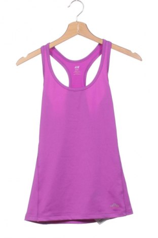 Top sport de damă. H&M Sport, Mărime XS, Culoare Mov, Preț 40,75 Lei