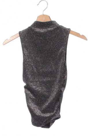 Damski top Sinsay, Rozmiar XXS, Kolor Srebrzysty, Cena 46,99 zł