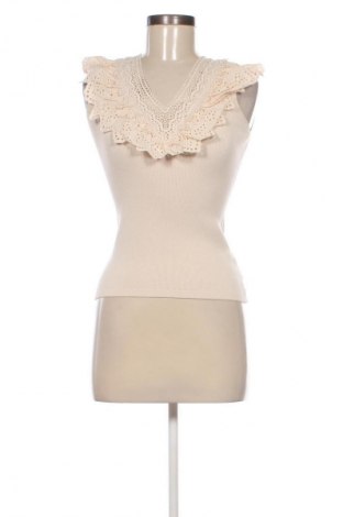 Damski top Unbranded, Rozmiar S, Kolor ecru, Cena 68,33 zł