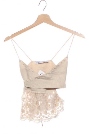 Női top Zara, Méret XS, Szín Bézs, Ár 10 839 Ft