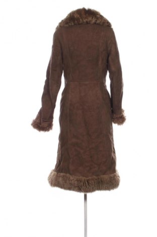 Palton din blană pentru damă Unbranded, Mărime M, Culoare Maro, Preț 584,13 Lei