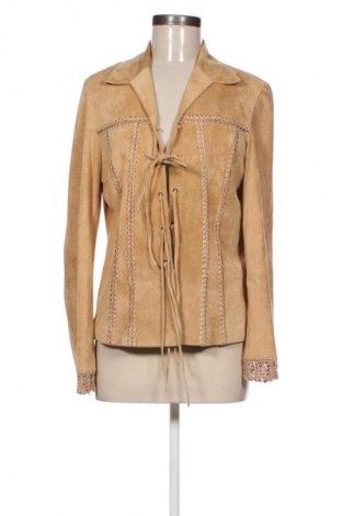 Damen Lederjacke Betty Barclay, Größe M, Farbe Beige, Preis 104,36 €